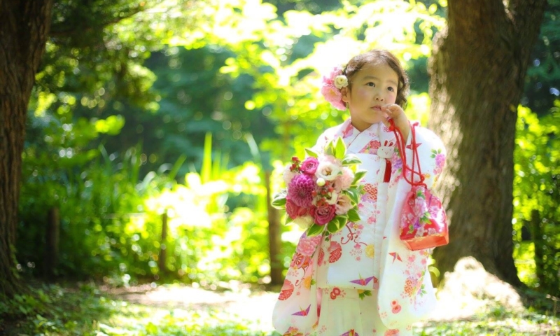 子供七五三記念写真
